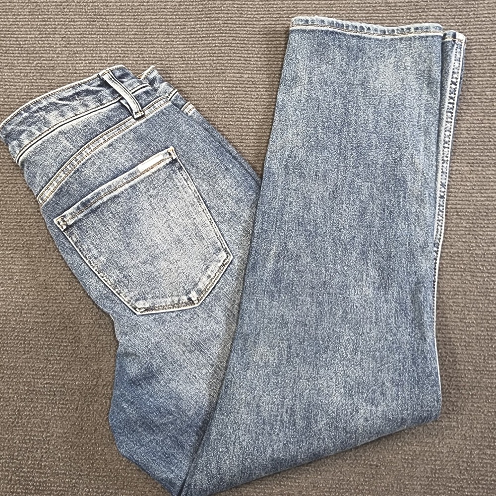 White House Black Market Jeans Women 6 Blue High-Rise Straight Sculpt Curvy